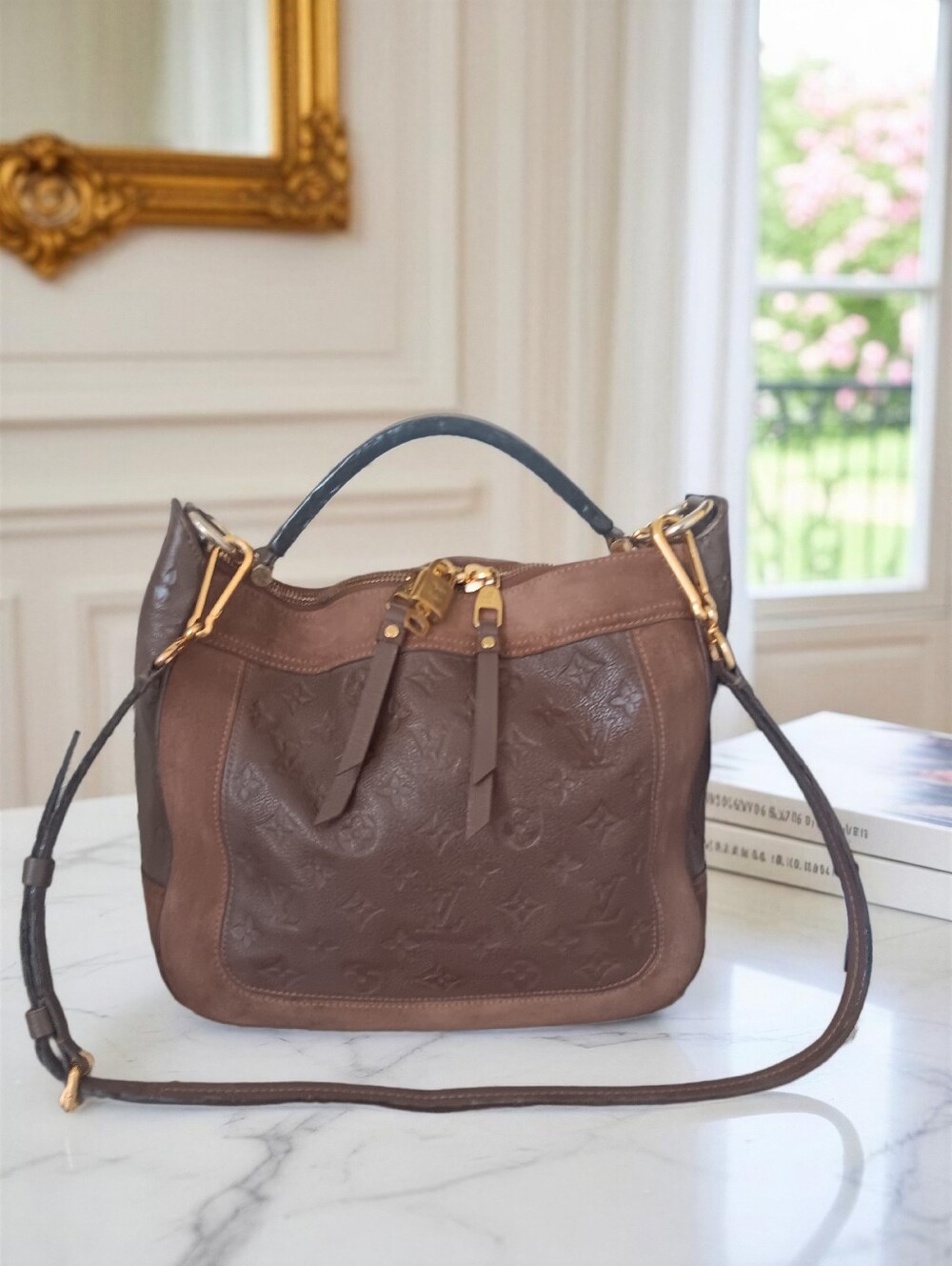 Louis Vuitton Audacieuse PM Empreinte Terre Brown ✨ Excellent Condition - Picture 3 of 16